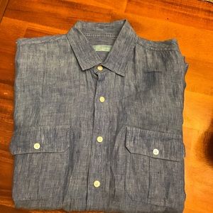 Toscano Men’s linen short sleeve shirt!